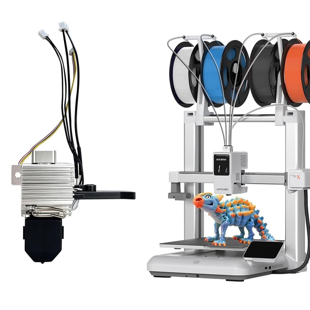 Anycubic Kobra X Uyumlu Hotend ve Kesici Gövde Full Takım-Ace Gen2
