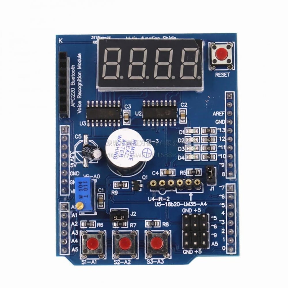 Arduino 7 Segment Çok Fonksiyonlu Shield