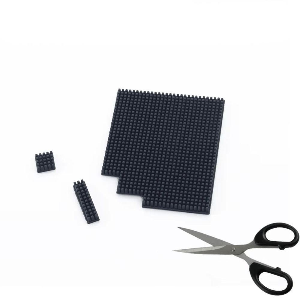 Üniversal Büyük Boy Kesilebilir Nozzle Temizleme Silikonu-80x80mm Yapışkanlı