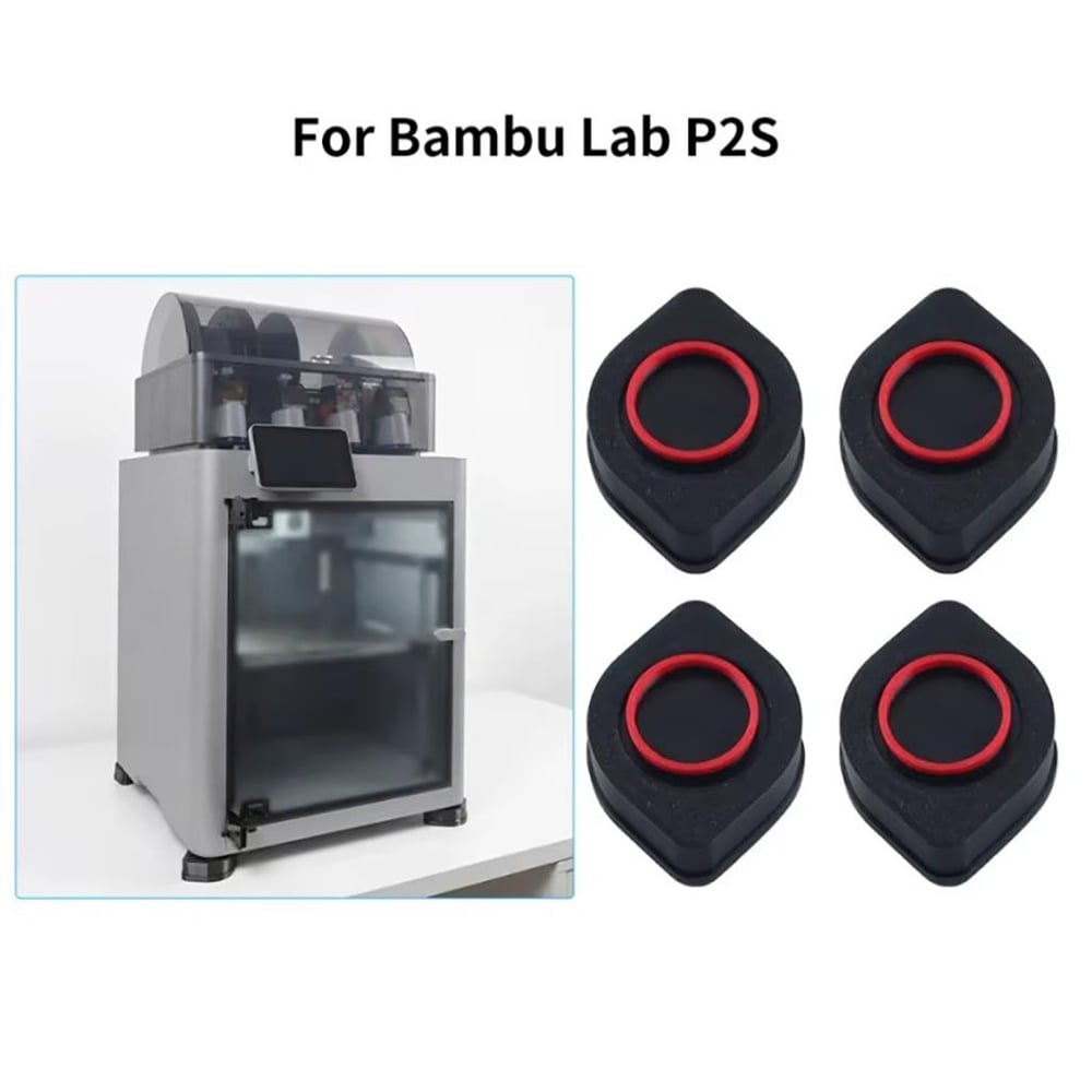 Bambu Lab P2S Titreşim Önleyici Yükseltilmiş  Ayak Seti-4 Adet