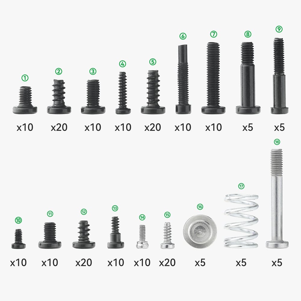 Bambu Lab Vida Seti X1-X1C-X1E-P1P-P1S-AMS-Bütün Vidalar
