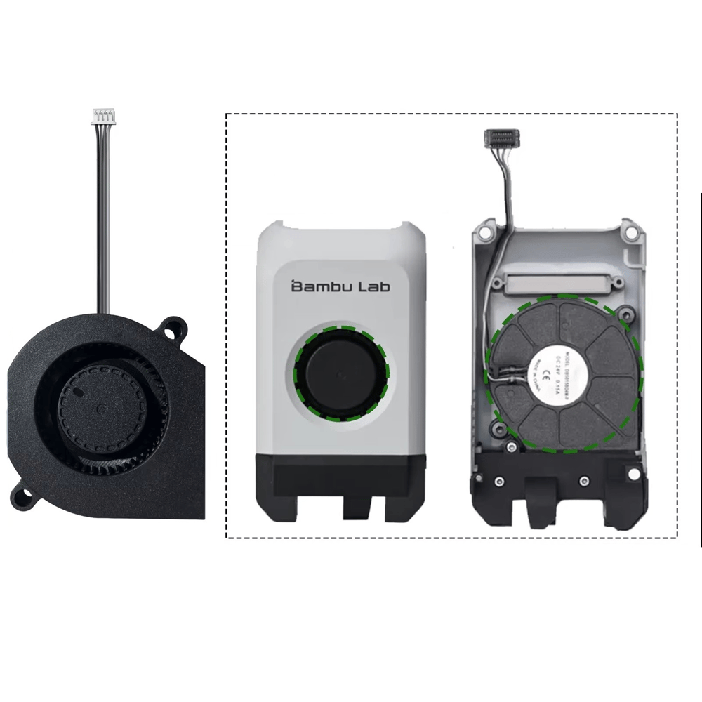 Bambu Lab X1 Serisi 5015 Ön Kapak Parça Soğutma Fanı