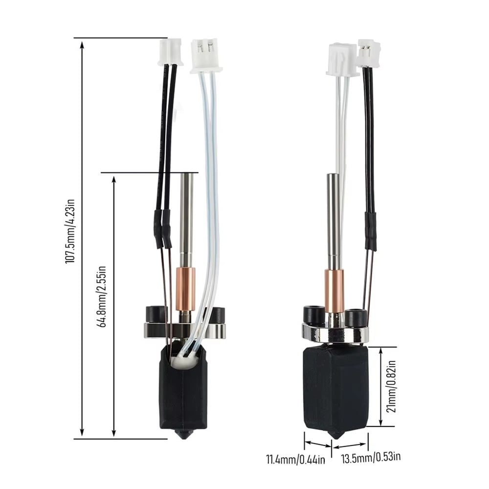 Creality Ender-3 V3-V3 Plus Yükseltilmiş Hotend Seti-0.4mm Sertleştirilmiş Nozzle