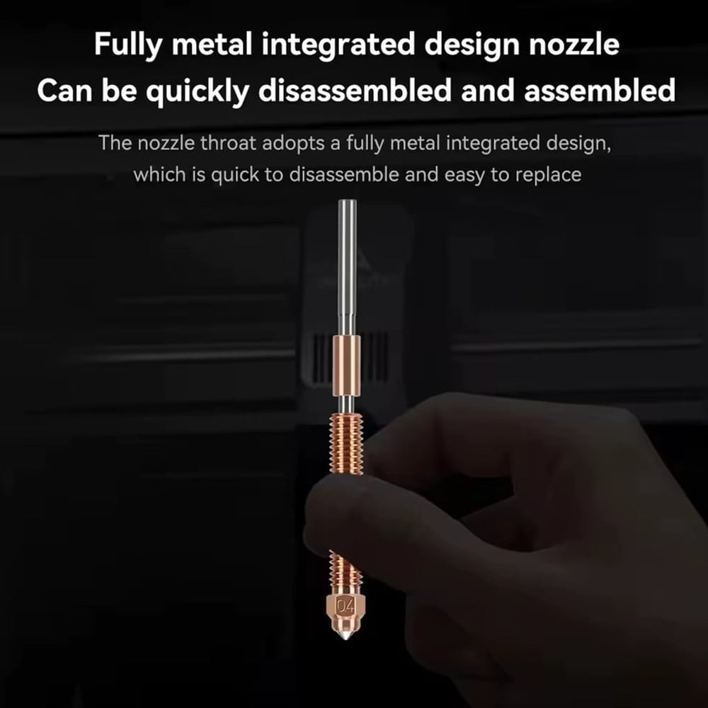 Creality Hi-K2 Plus Uyumlu Quick Swap Çelik Nozzle-0.2mm