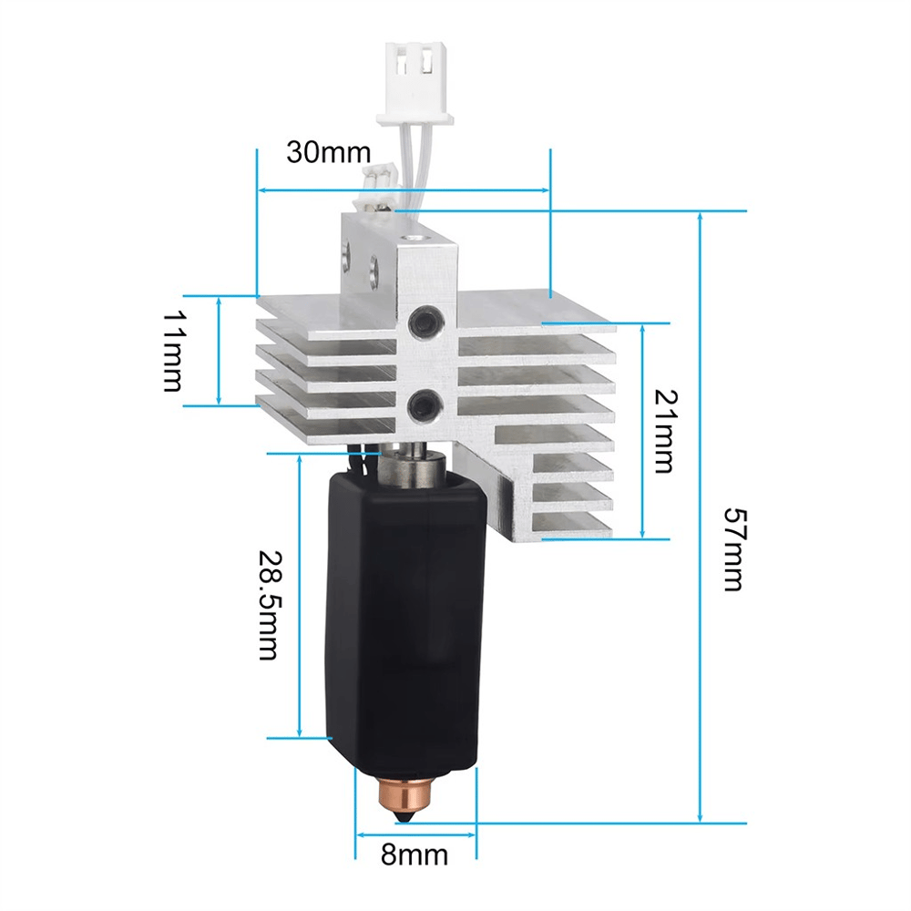 Elegoo Centauri Carbon Full Hotend Seti-Soğutucu Gövde Dahil-0.4mm