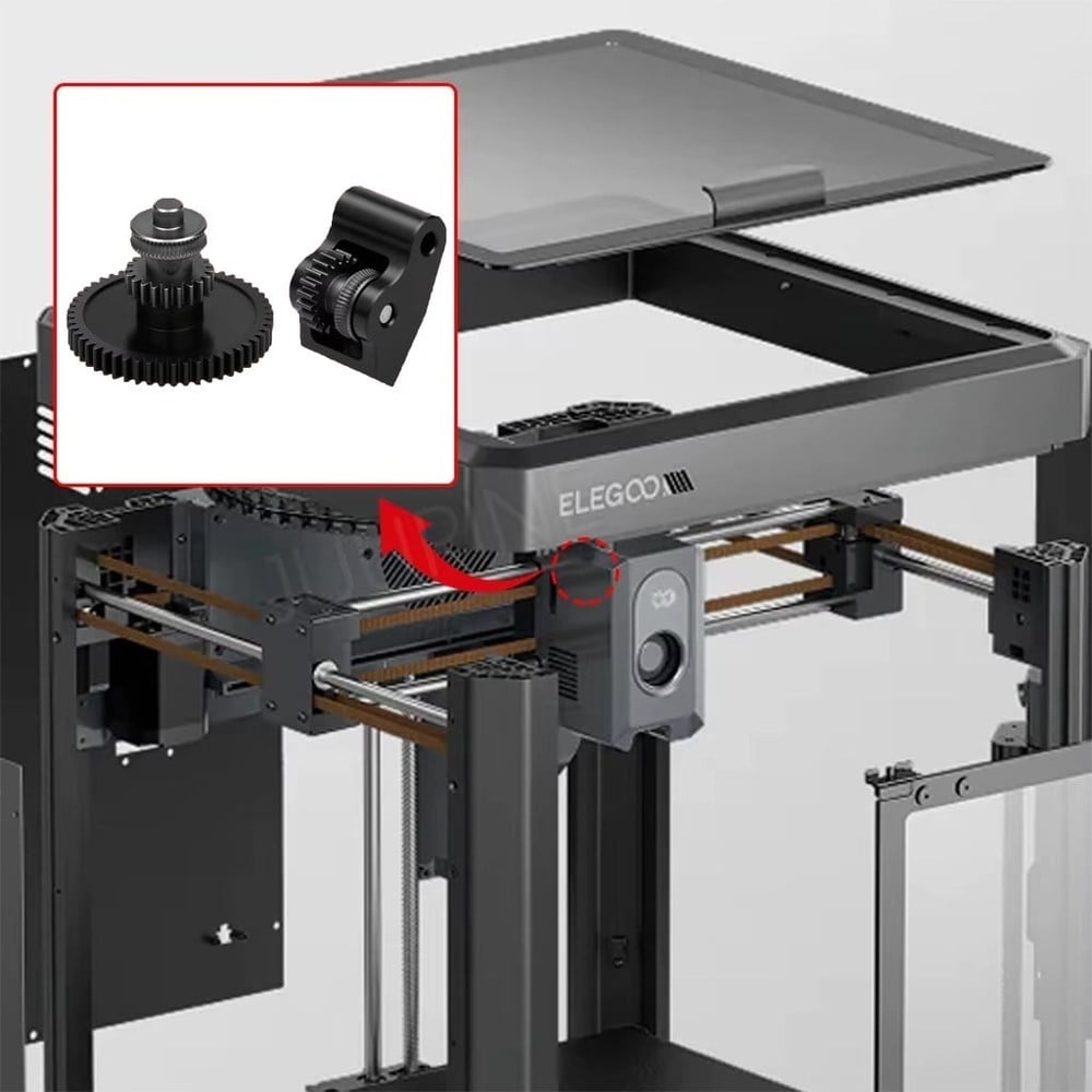 Elegoo Centauri Carbon Sertleştirilmiş Çelik Extruder Dişli Seti
