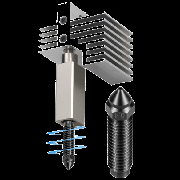 Elegoo Centauri Carbon Sertleştirilmiş Çelik Nozzle-08mm