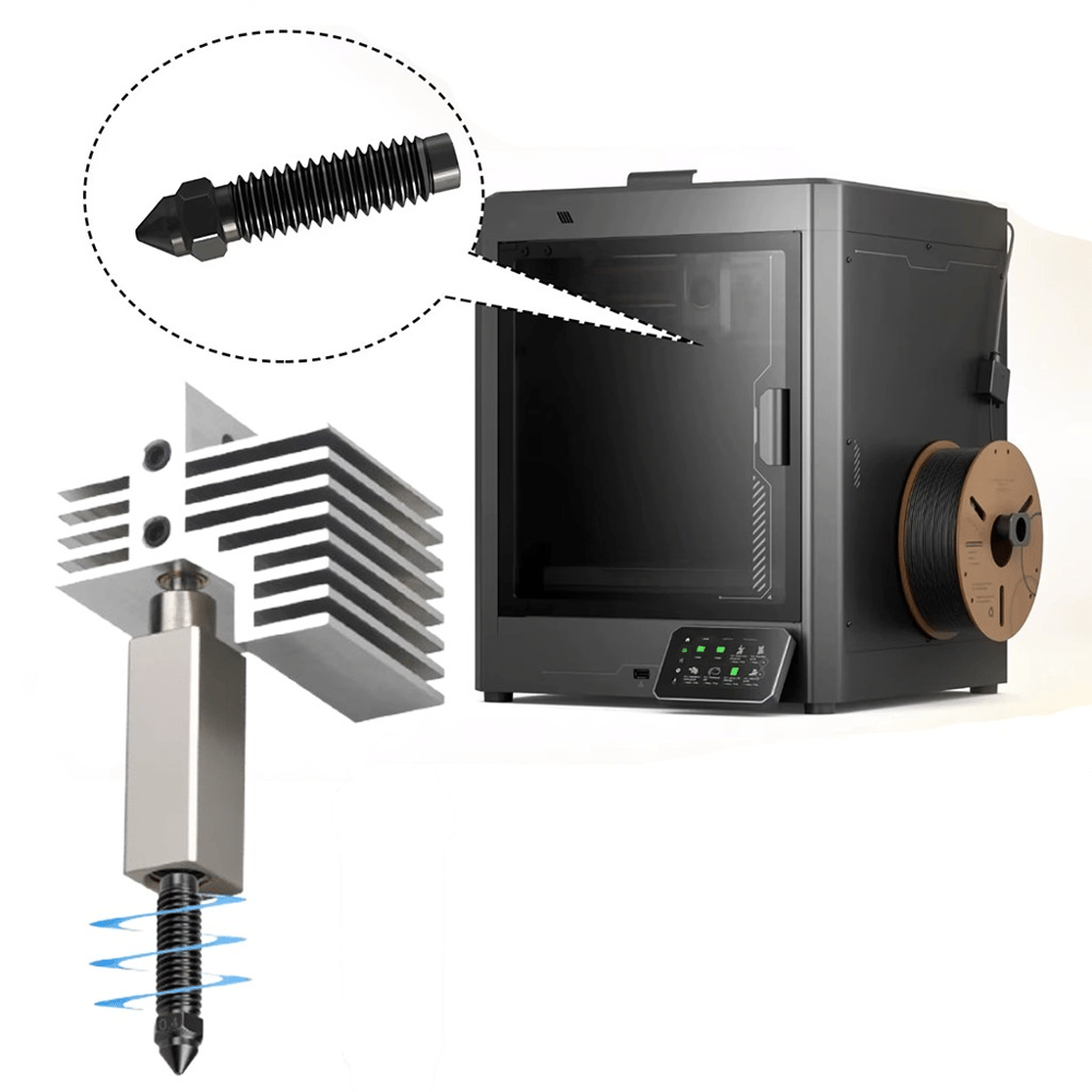 Elegoo Centauri Carbon Sertleştirilmiş Çelik Nozzle-08mm
