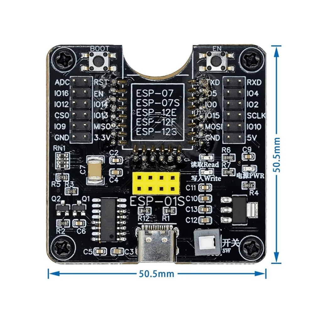 ESP-8266 Programlayıcı Adaptör Modülü-Geliştirme Kartı Test Kiti