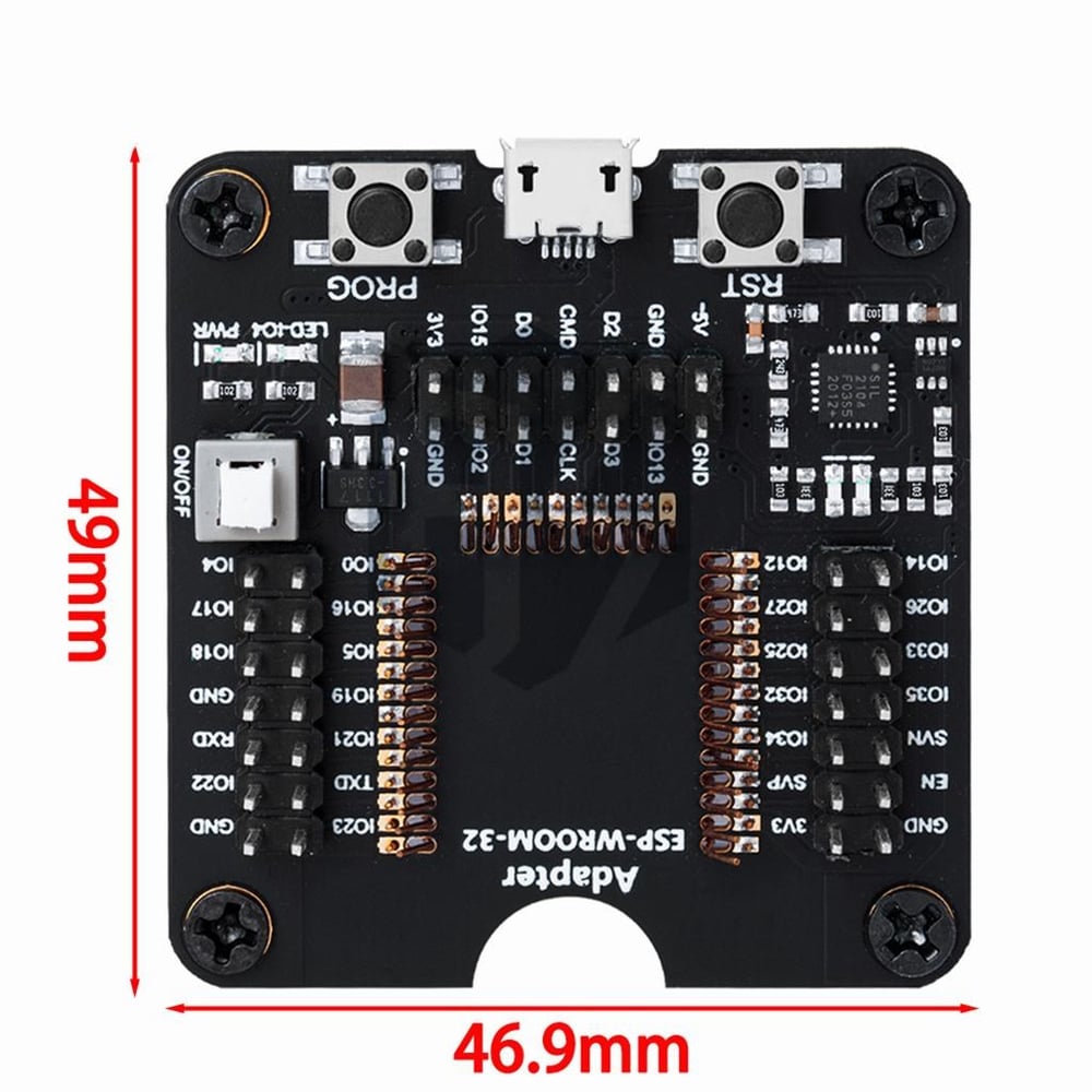 ESP-WROOM-32 Programlayıcı Adaptör Modülü-Geliştirme Kartı Test Kiti