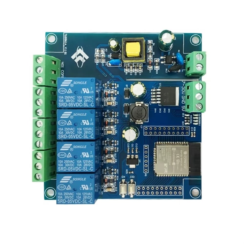 ESP32 Wifi Bluetooth 4 Kanal Röle Kartı