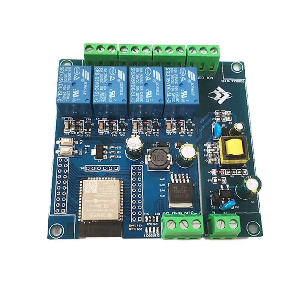 ESP32 Wifi Bluetooth 4 Kanal Röle Kartı