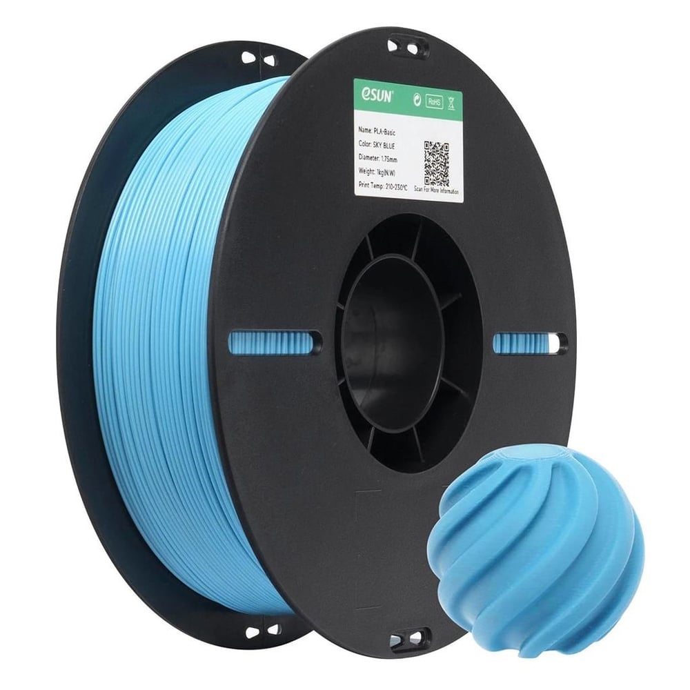 Esun PLA Basic Filament Gökyüzü Mavi 1.75mm 1000gr