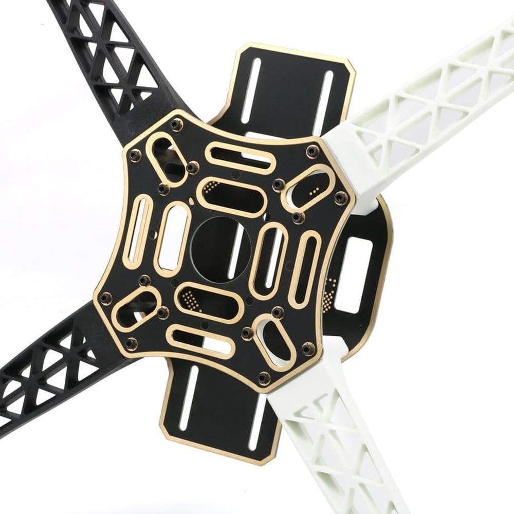 F450 PCB Kartlı Quadcopter Gövde Kiti-Kırmızı-Siyah Kollar
