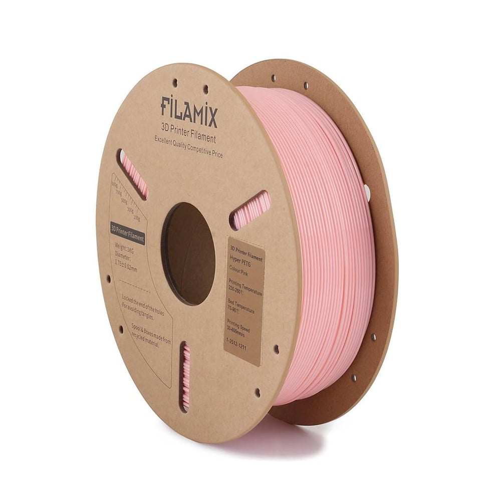 Filamix Rapid Petg Filament 1.75mm 1Kg Pembe