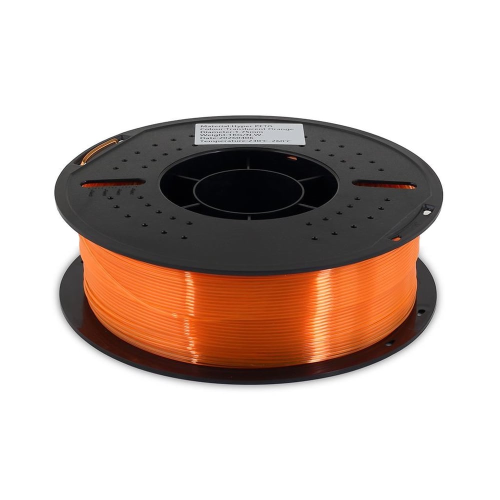 Filamix Rapid Petg Filament 1.75mm 1Kg Transparan Turuncu