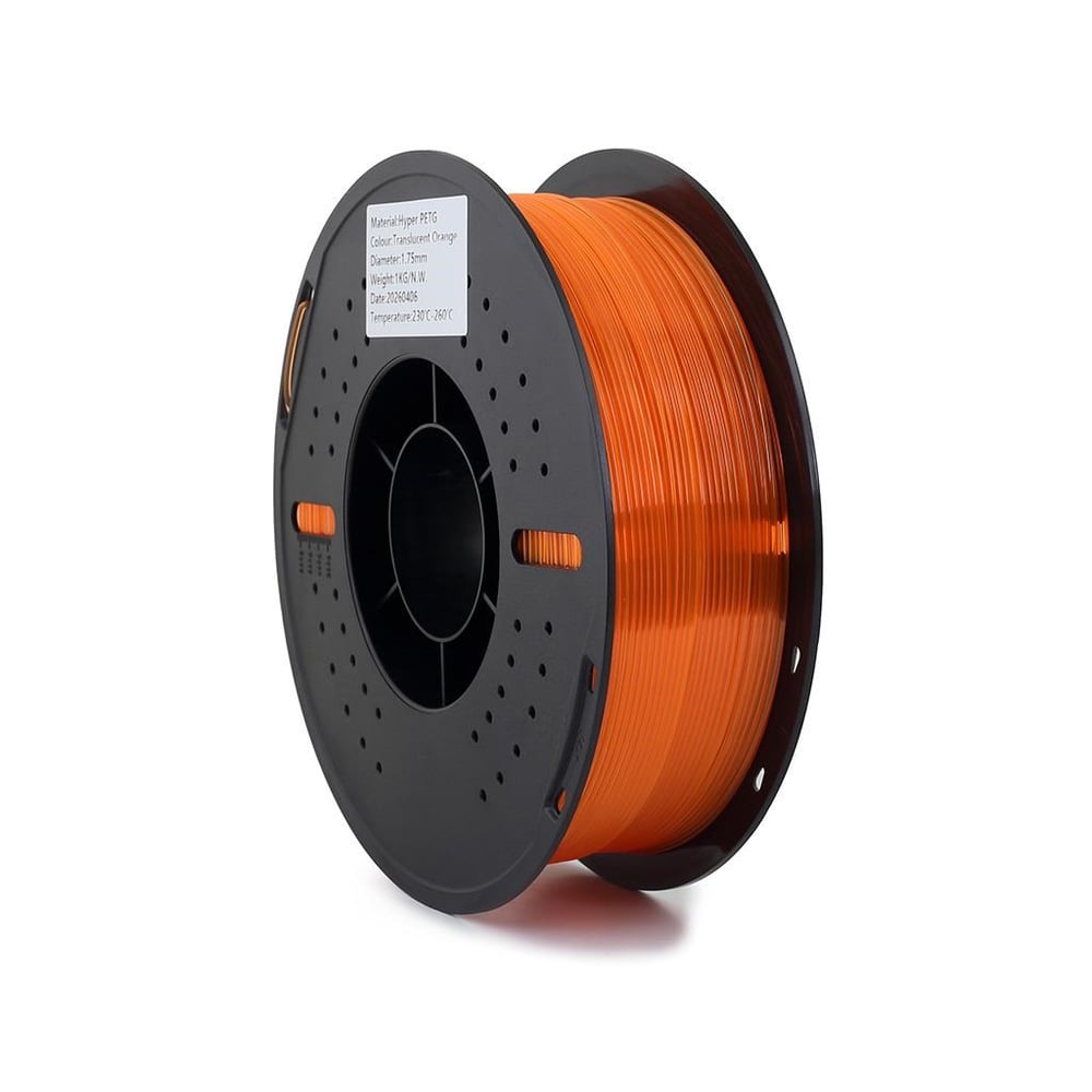 Filamix Rapid Petg Filament 1.75mm 1Kg Transparan Turuncu