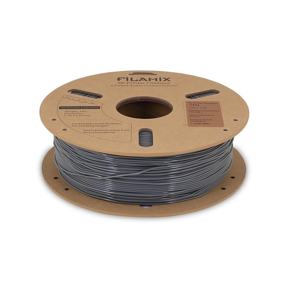 Filamix TPU 95A Filament 1.75mm 1Kg-Gri