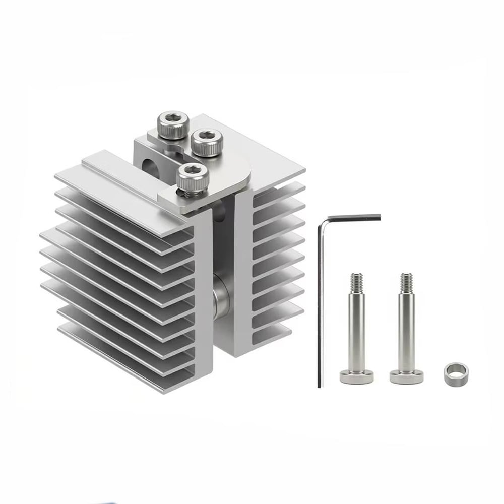 Flashforge AD5X Hotend Üst Soğutucu Blok-Gümüş