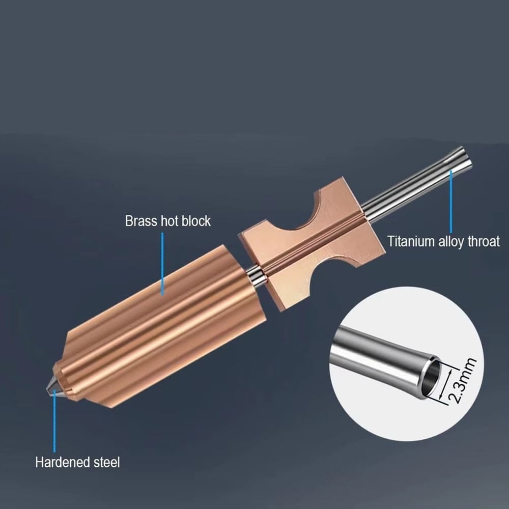 Flashforge AD5X Nozzle Assembly-Çelik Nozzle-0.25mm