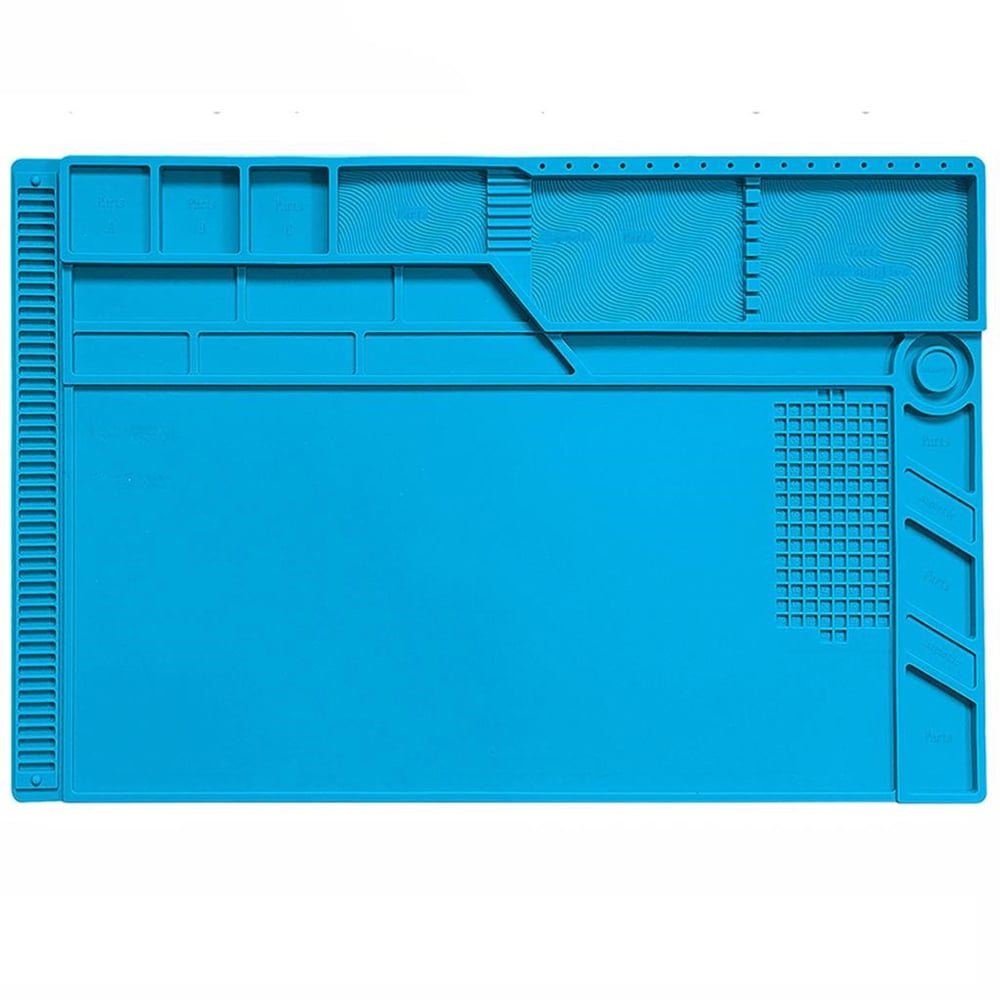 S-180 Antistatik ESD Silikon Manyetik Tamir Pedi-Lehimleme Matı-550x350mm