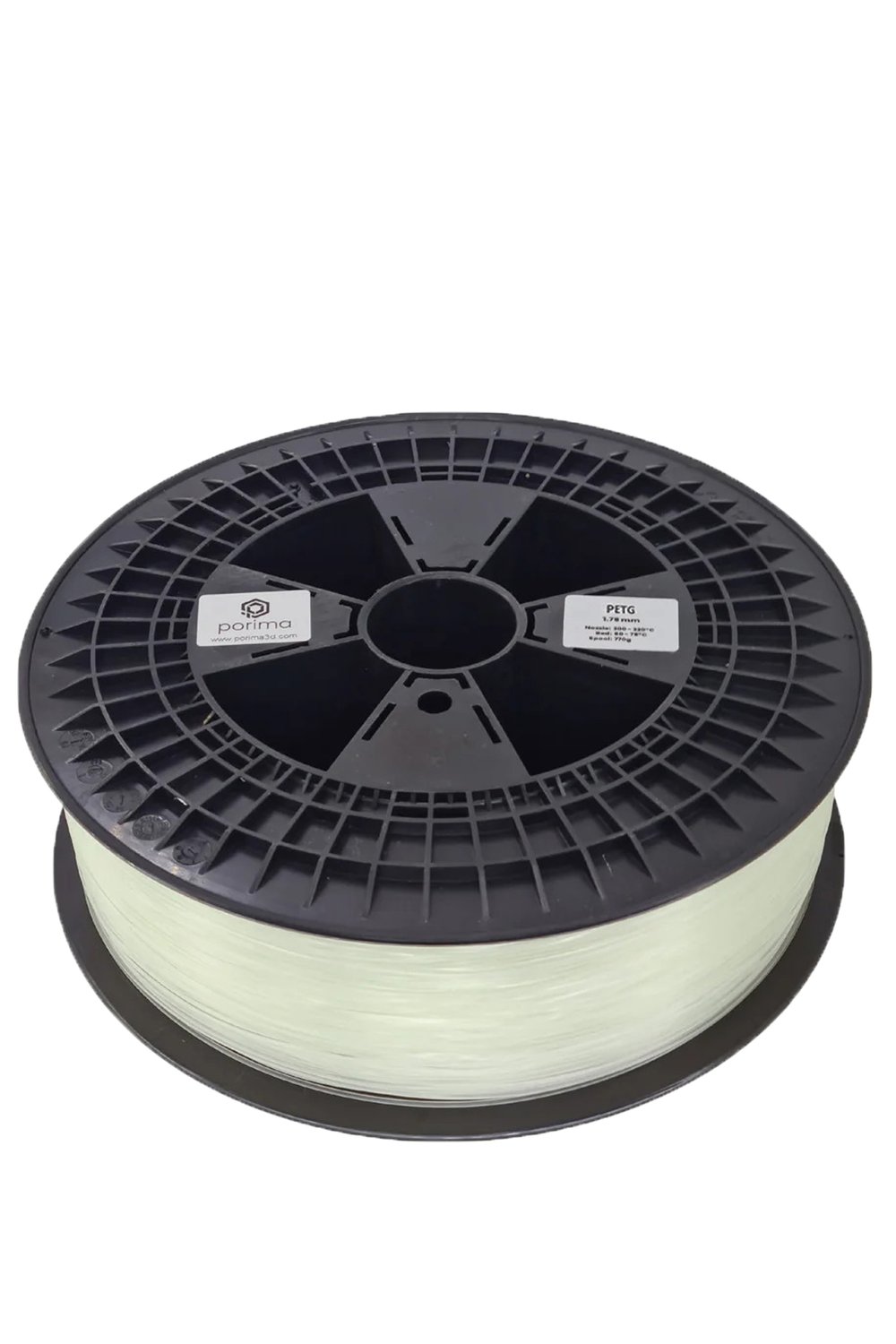 Porima PETG 1.75mm Naturel RAL9005 Filament 3 Kg