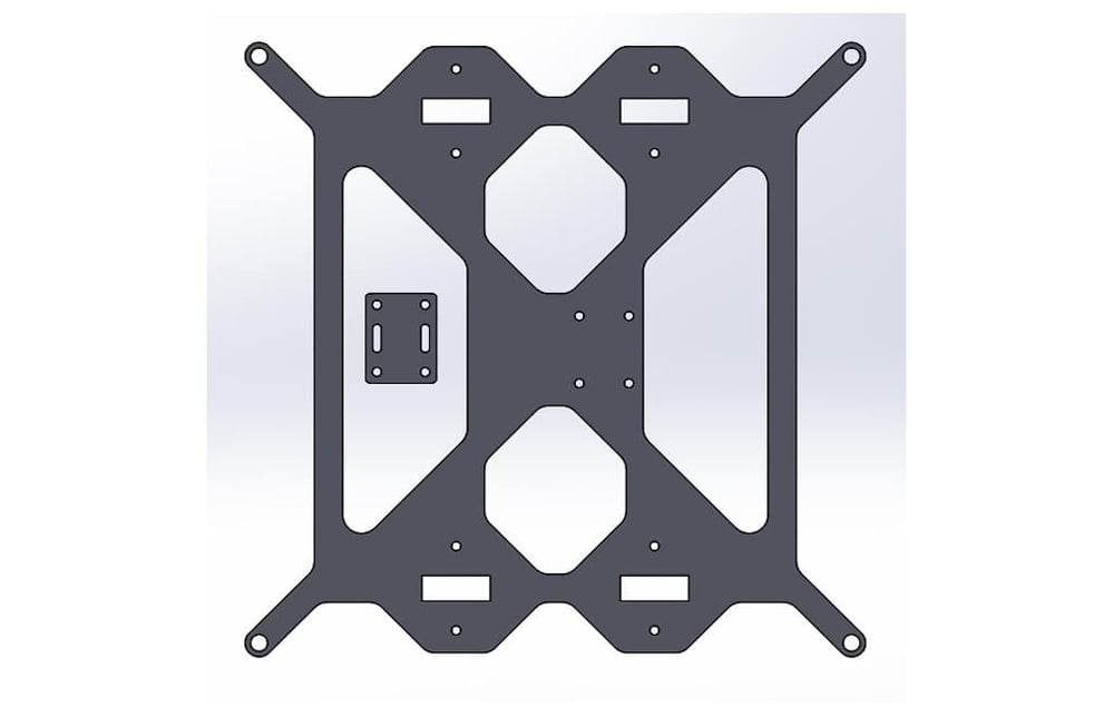 Prusa i3 Y arabası (3mm Metal)