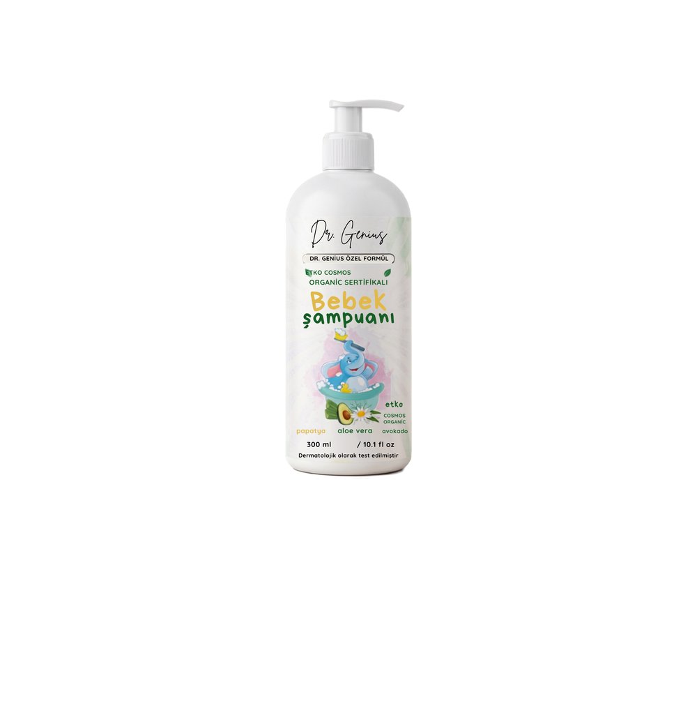 Dr. Genius Özel Formül Organik Sertifikalı Bebek Şampuanı - 300 ml