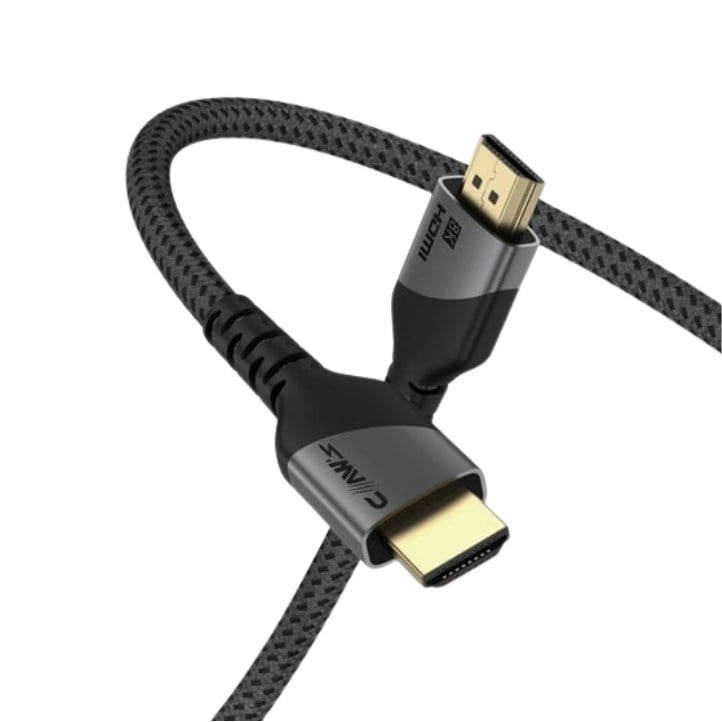 Claw's HDMI 2.1 Kablo 4 Metre - 8K Ultra HD, 4K 144Hz Sinyal Destekli, 48Gbps Yüksek Hızlı Örgülü Altın Uçlu HDMI to HDMI Görüntü Ses Aktarım Kablosu