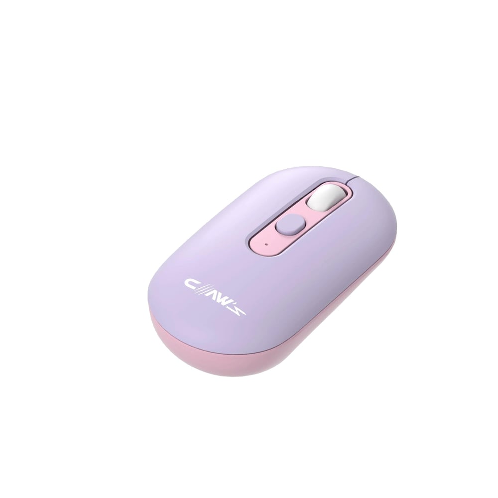 Claw's Pastel Style Dpı Değiştirme Tuşlu Kombin Renkli Kablosuz Mouse - Mor