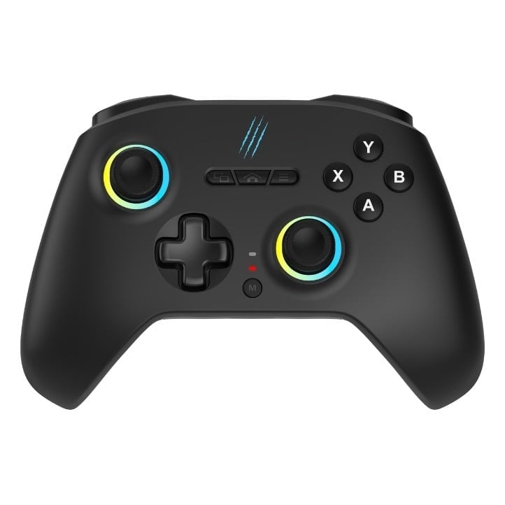 Claw's Tactical Mortal 2.4 Ghz/BT Çift Kablosuz Mod - Chromatic RGB - Makro - Silikon Switch - HALL 3D - Titreşimli - Turbo Modu - 18 Tuşlu Gamepad - Blackout Yellow