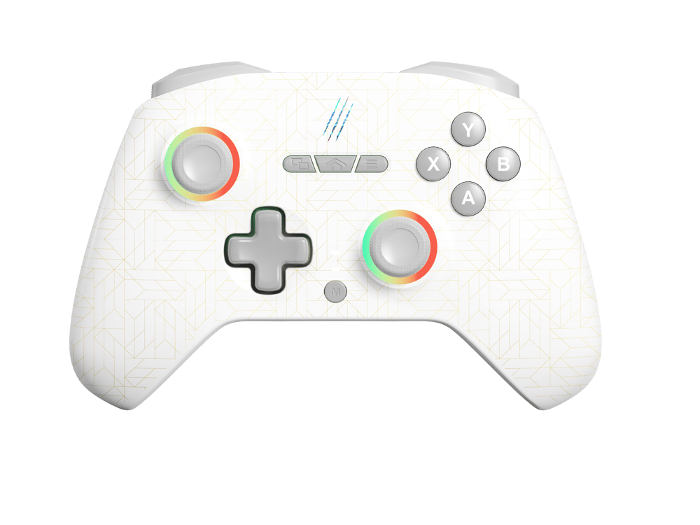 Claw's Tactical Mortal 2.4 Ghz/BT Çift Kablosuz Mod - Chromatic RGB - Makro - Silikon Switch - HALL 3D - Titreşimli - Turbo Modu - 18 Tuşlu Gamepad