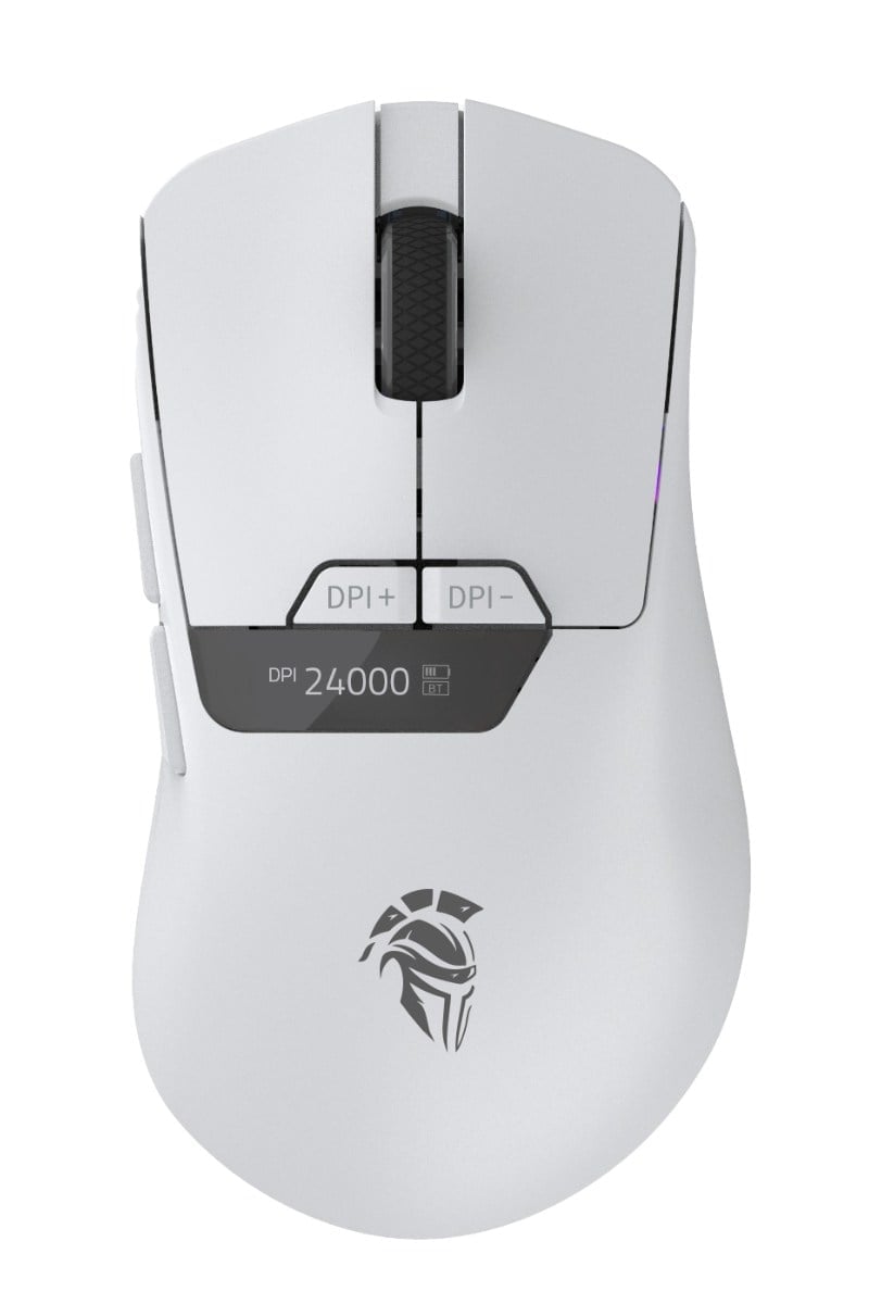 THRONE Reflex Core 24.000 Dpi PAW 3311/2K OLED Ekran & Yazılım PTFE Gaming Mouse (2.4Ghz + BT + Type-C)