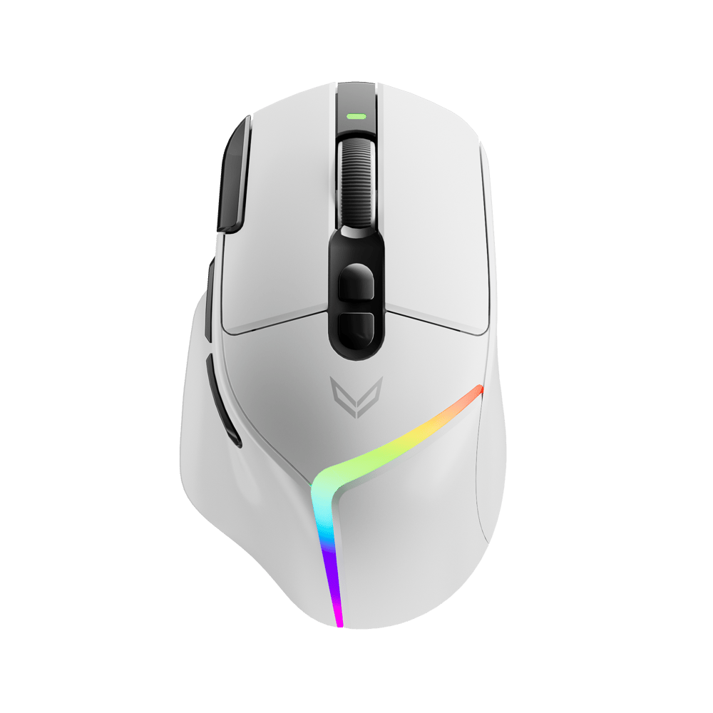 Valor Type-S Pro Tri-Mode Kablosuz Oyuncu Mouse - 12800 DPI Optik Sensör, 1000Hz Polling Rate, 7 Programlanabilir Butonlu, RGB Işıklı Bluetooth 5.4 Gecikmesiz Gaming Mouse