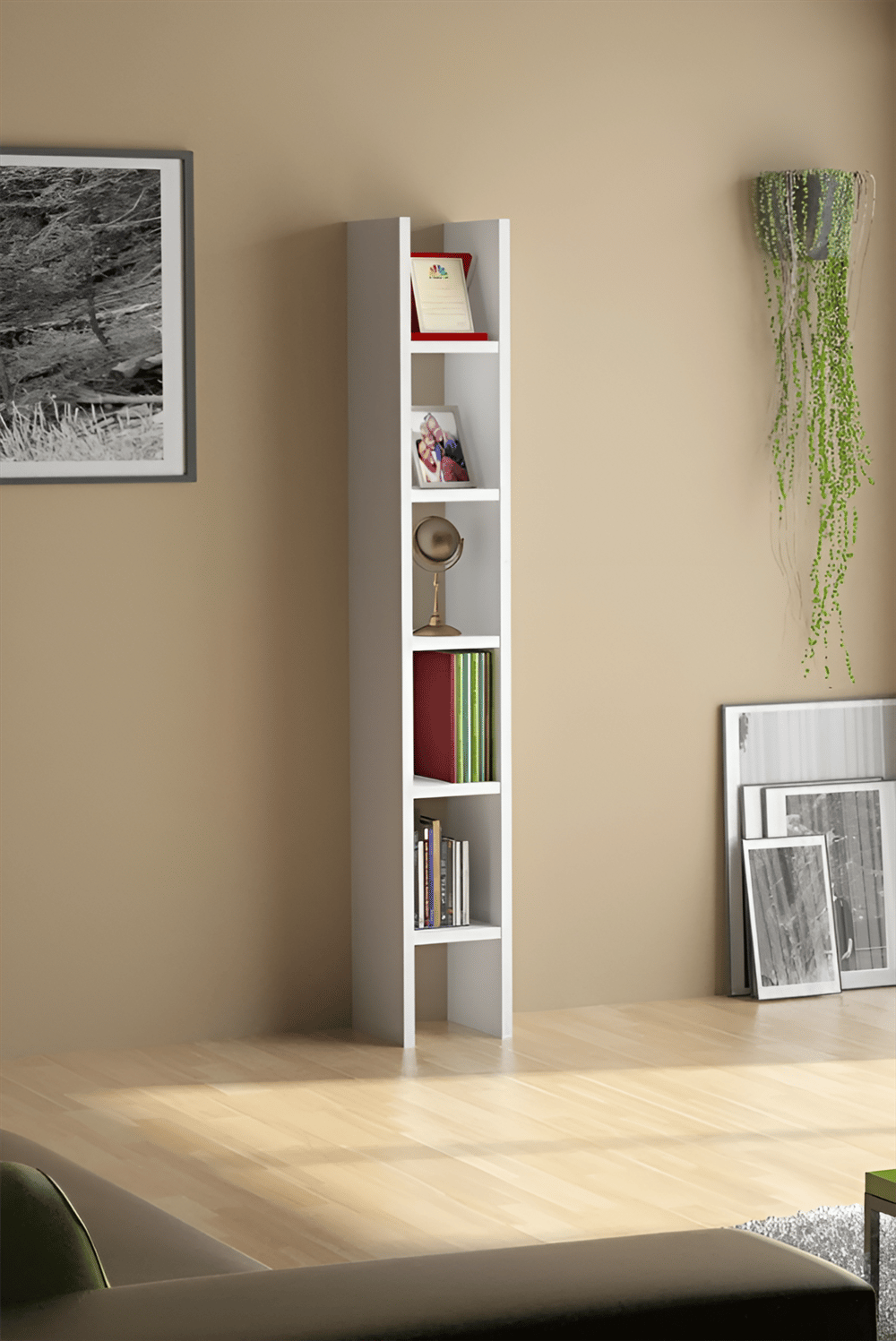 Erguliya 5 Raflı Dekoratif Kitaplık