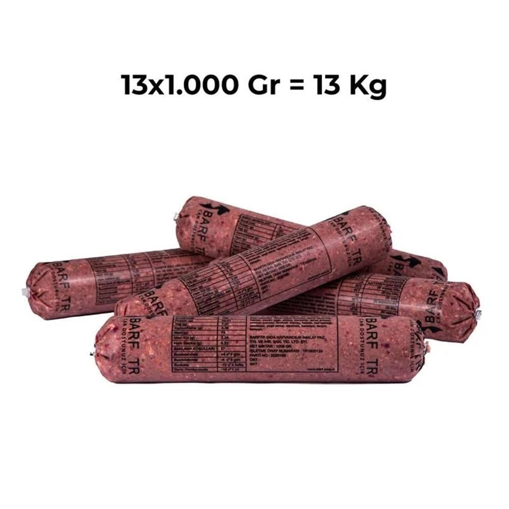 Mix Barf 13 kg Aç Bitir Paket Köpek Maması