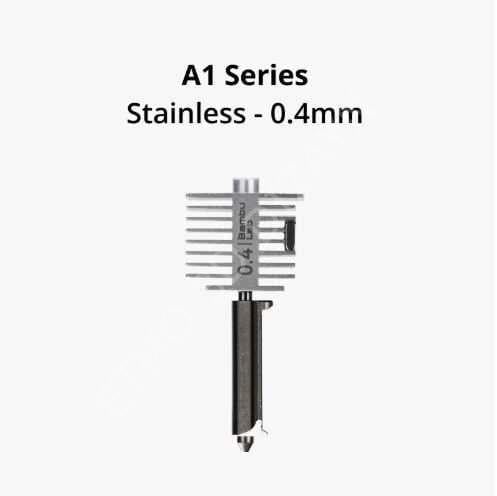 Bambu A1 Hotend with stainless steel nozzle-0.4 mm