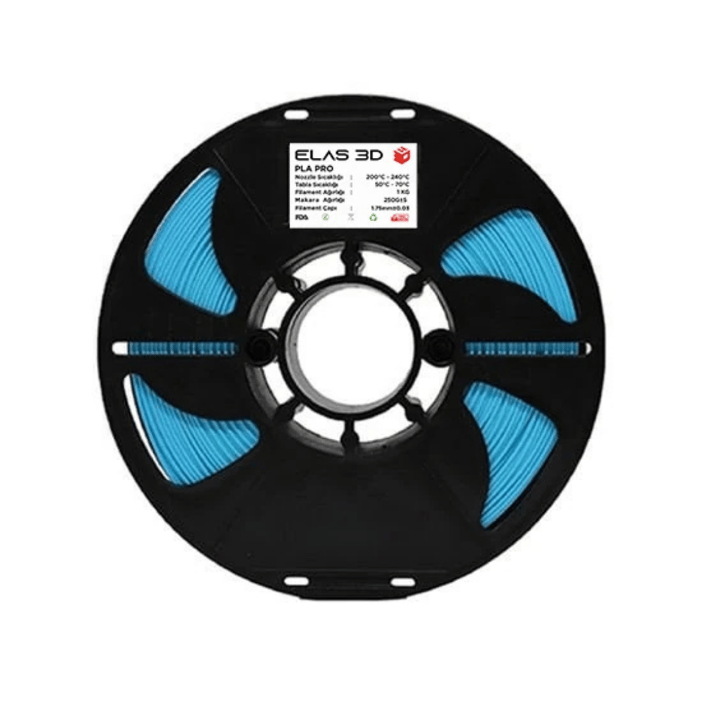 Elas PLA Pro Açık Mavi Filament 1.75 mm 1kg