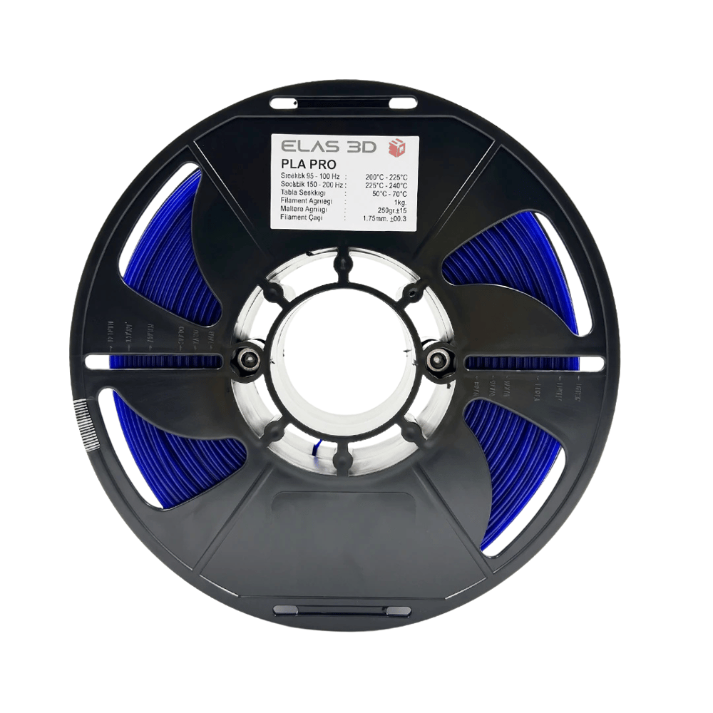 Elas PLA Pro Mavi Transparan Filament 1.75 mm 1kg