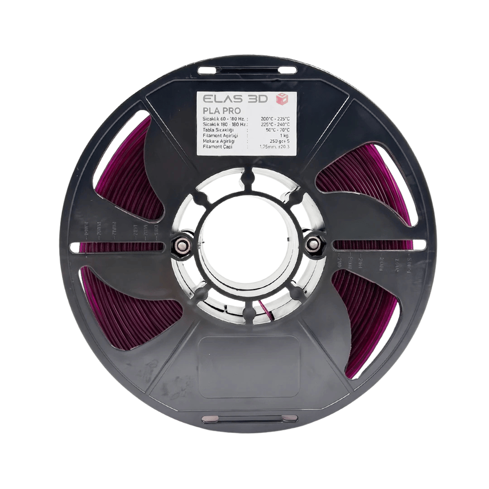 Elas PLA Pro Mor Transparan Filament 1.75 mm 1kg