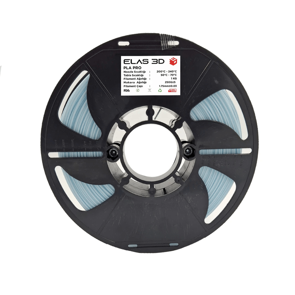 Elas PLA Pro Pastel Mavi Filament 1.75 mm 1kg