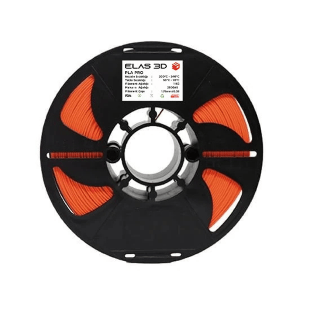 Elas PLA Pro Turuncu Filament 1.75 mm 1kg