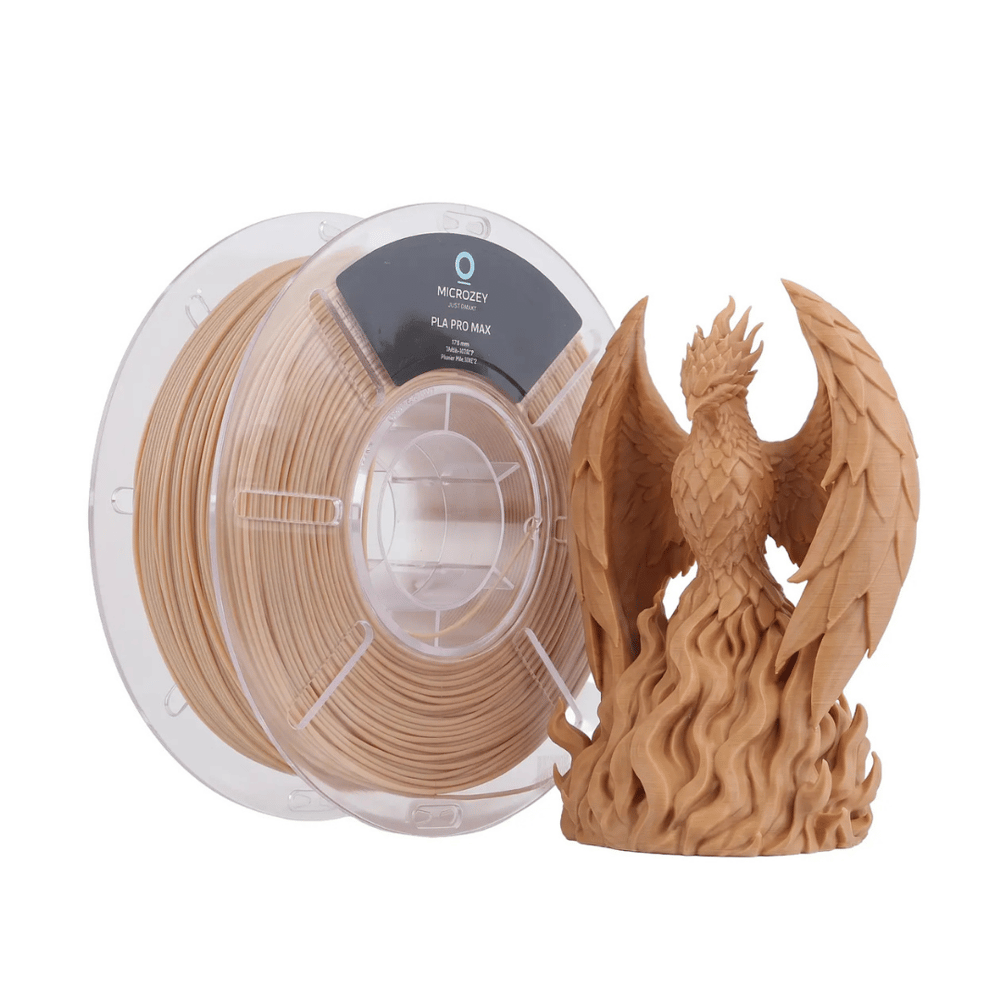 Microzey PLA Pro Max Ahşap Botanik Bambu Microzey Filament 1.75 mm 1kg