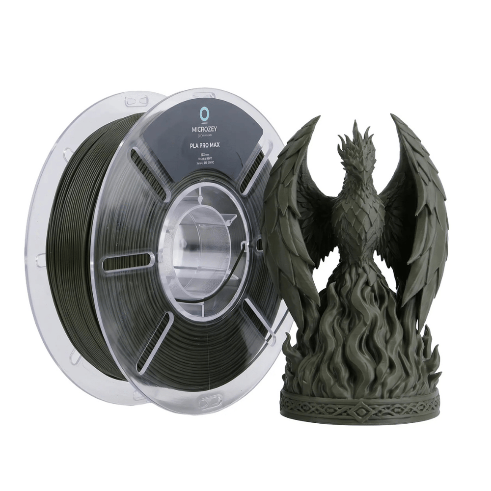 Microzey PLA Pro Max Askeri Yeşil Microzey Filament 1.75 mm 1kg