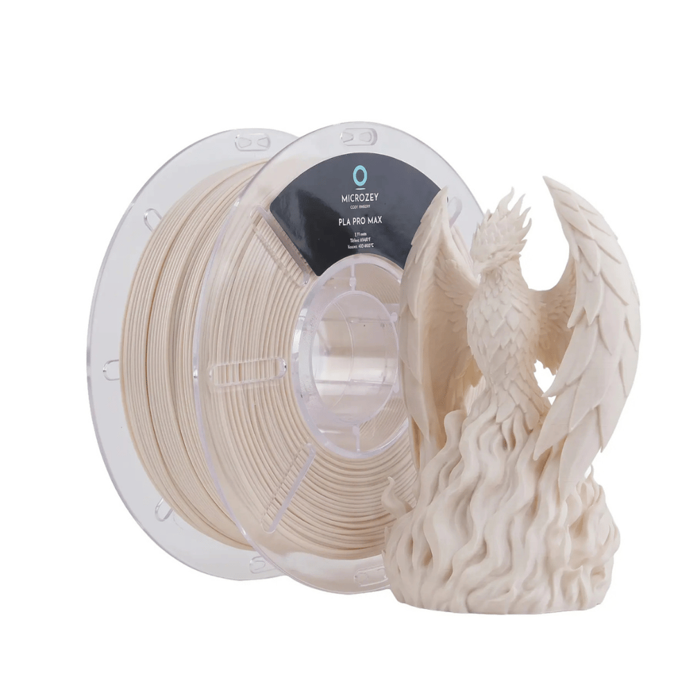 Microzey PLA Pro Max Kemik Beyaz Microzey Filament 1.75 mm 1kg