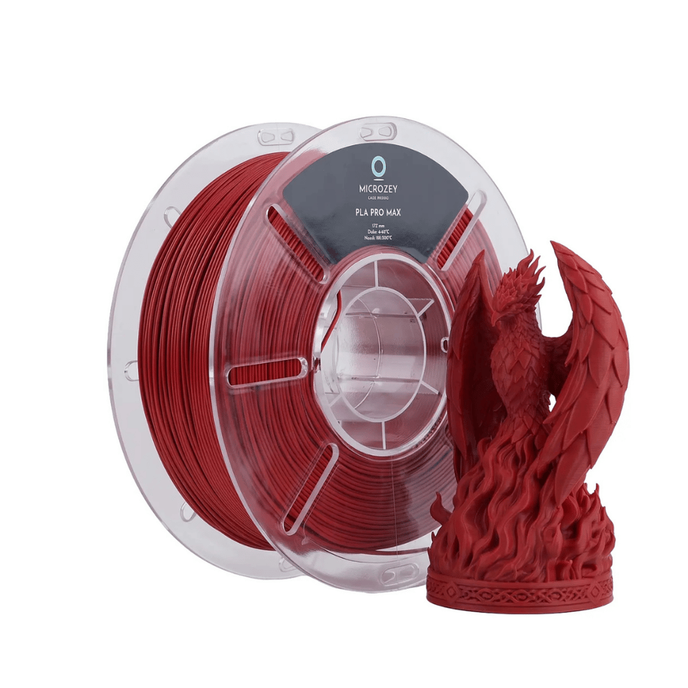 Microzey PLA Pro Max Kırmızı Microzey Filament 1.75 mm 1kg