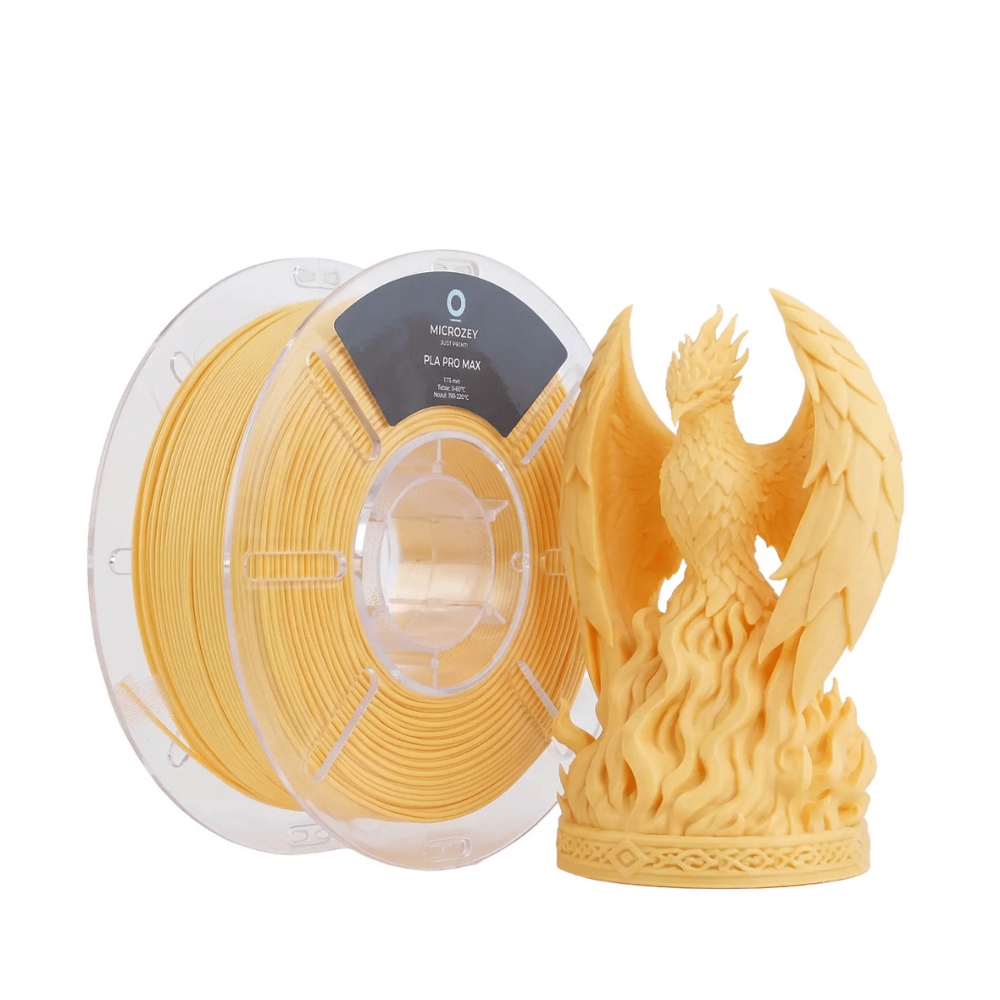 Microzey PLA Pro Max Pastel Sarı Microzey Filament 1.75 mm 1kg