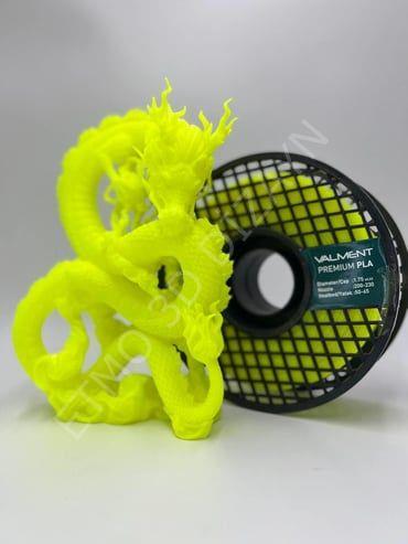 Valment Filament PLA + 1,75mm Premium Neon Sarı