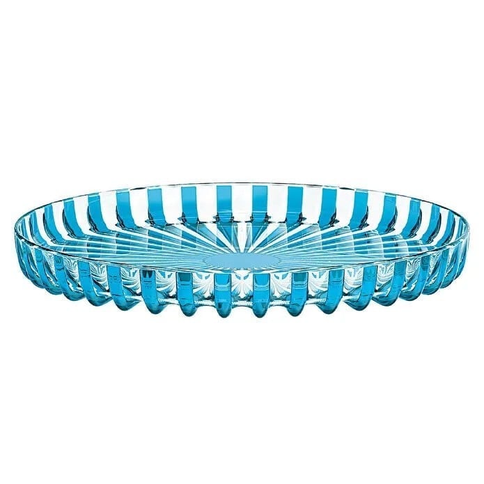  Guzzini Dolce Vita Yuvarlak Tepsi 31 cm Turkuaz  