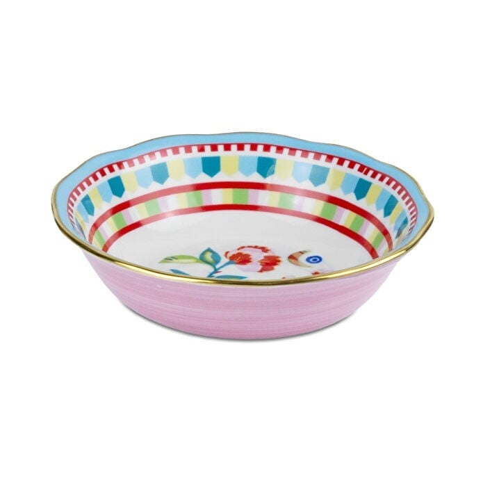 Baci Milano Mamma Mia 18x6.5 cm Pembe Desenli Kase